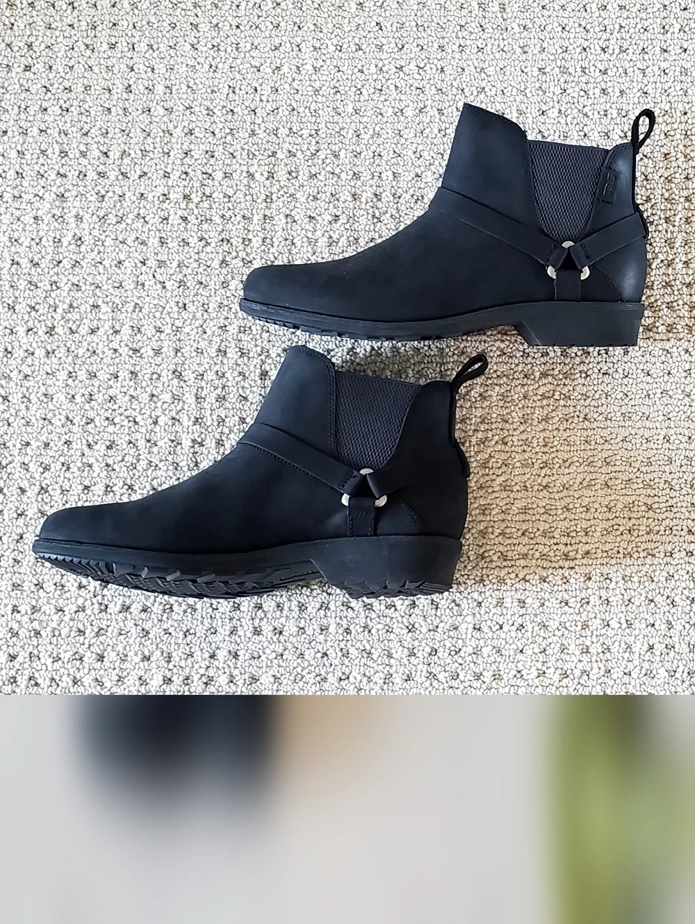 Teva Ellery Chelsea FG Waterproof Leather Ankle Boot, Black, Wm 9, NEW! - Picture 7 of 16